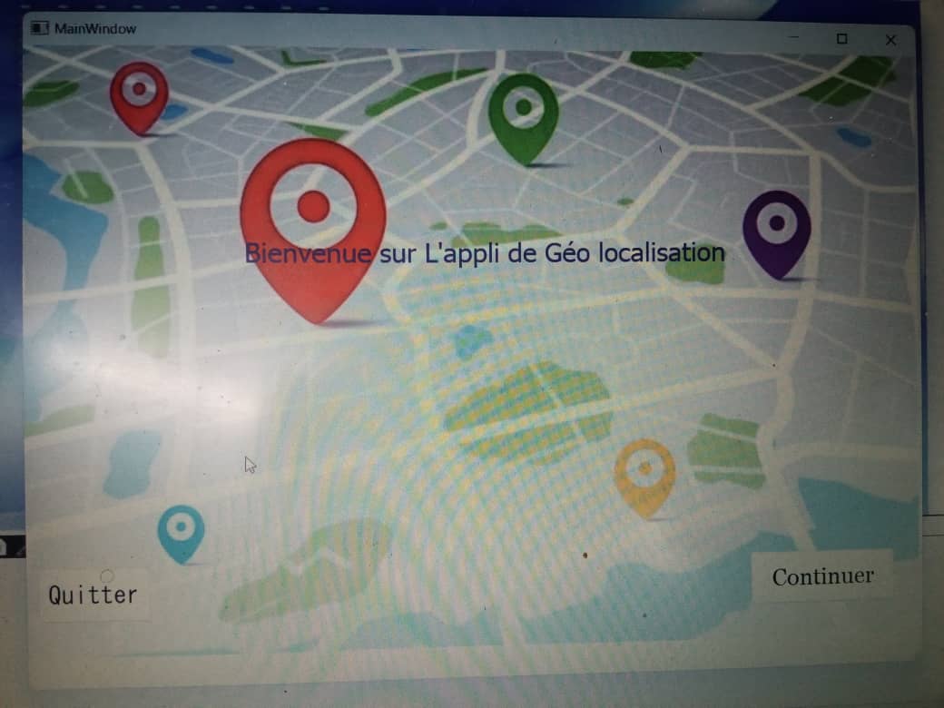 Application de géolocalisation