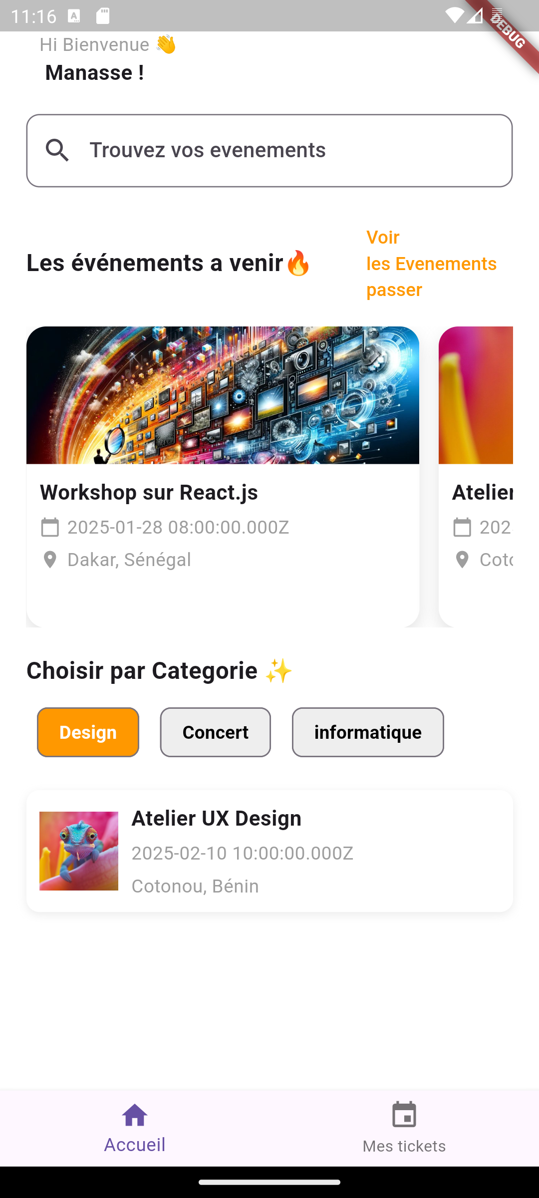 Application mobile Flutter